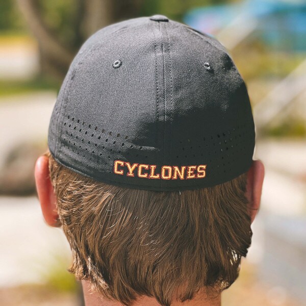 Nike I-State Cyclones Black FA25 Structured Swooshflex Hat